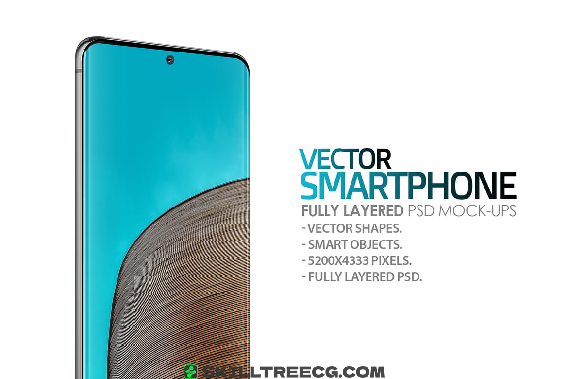 S20 Ultra Layered Vector Smartphone PSD Mockups（340325）-技能树